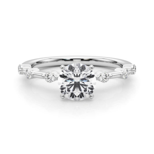 Calla Asscher Cut Lab-Grown Diamond Ring - Main View - Vowmira lab-grown diamond jewelry
