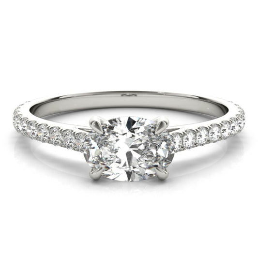 Arielle Pavé Lab-Grown Diamond Ring - Main View - Vowmira lab-grown diamond jewelry