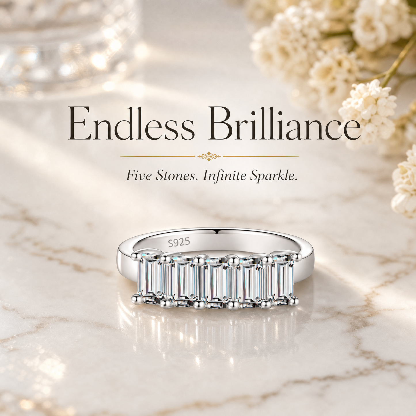 Vowmira Fashion Emerald Cut Lab-Grown Diamond Ring for Women - Vowmira lab-grown diamond jewelry