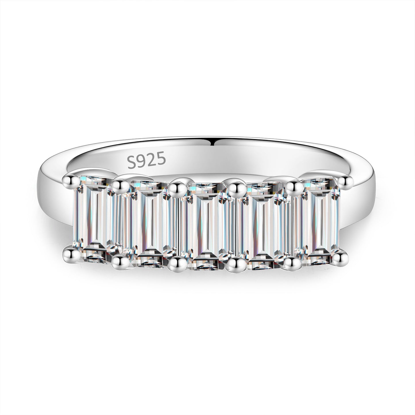 Vowmira Fashion Emerald Cut Lab-Grown Diamond Ring for Women - Vowmira lab-grown diamond jewelry