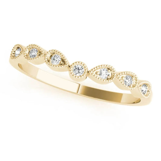 Pembroke Lab-Grown Diamond Band - Main View - Vowmira lab-grown diamond jewelry