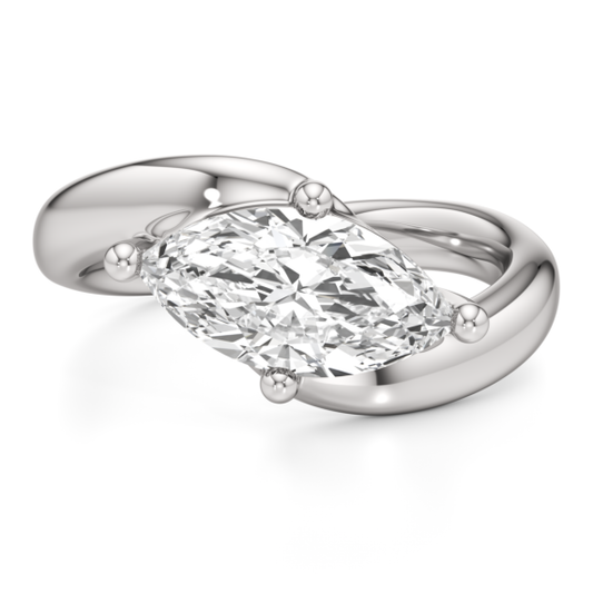 Rae Lab-Grown Diamond Ring - Main View - Vowmira lab-grown diamond jewelry