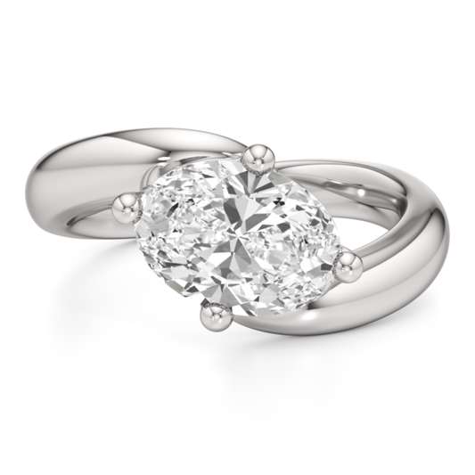 Rae Lab-Grown Diamond Ring - Main View - Vowmira lab-grown diamond jewelry