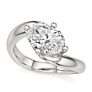 Rae Lab-Grown Diamond Ring - Side View - Vowmira lab-grown diamond jewelry