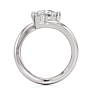 Rae Lab-Grown Diamond Ring - Side View - Vowmira lab-grown diamond jewelry