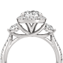 Carmel Cushion Cut Lab-Grown Diamond Ring - Side View