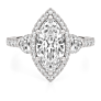 Carmel Marquise Cut Lab-Grown Diamond Ring - View 2