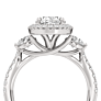 Carmel Oval Lab-Grown Diamond Ring - Side View - Vowmira lab-grown diamond jewelry