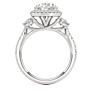 Carmel Halo Lab-Grown Diamond Ring - Side View
