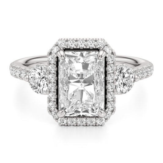 Carmel Lab-Grown Diamond Ring - Main View - Vowmira lab-grown diamond jewelry