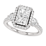Carmel Lab-Grown Diamond Ring - Side View - Vowmira lab-grown diamond jewelry
