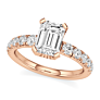Dora Emerald Cut Lab-Grown Diamond Ring - View 2 - Vowmira lab-grown diamond jewelry