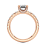 Dora Emerald Cut Lab-Grown Diamond Ring - Detail View