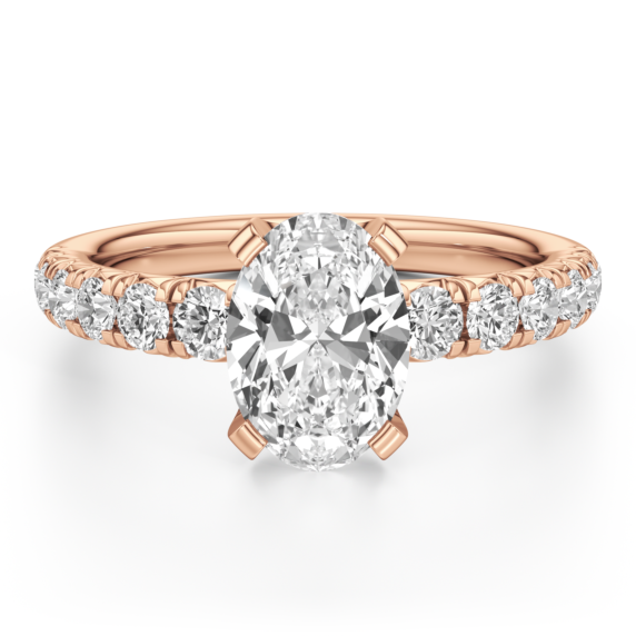 Dora Oval Lab-Grown Diamond Ring - Main View