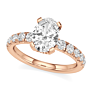 Dora Oval Lab-Grown Diamond Ring - View 2