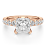 Dora Princess Cut Lab-Grown Diamond Ring - View 2 - Vowmira lab-grown diamond jewelry