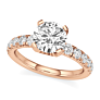 Dora Lab-Grown Diamond Ring - Side View - Vowmira lab-grown diamond jewelry