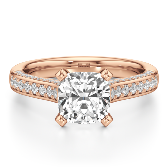 Capri Lab-Grown Diamond Ring - Main View - Vowmira lab-grown diamond jewelry