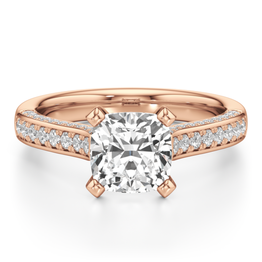 Capri Lab-Grown Diamond Ring - Main View - Vowmira lab-grown diamond jewelry