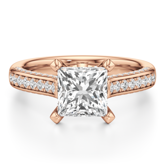 Capri Lab-Grown Diamond Ring - Main View - Vowmira lab-grown diamond jewelry