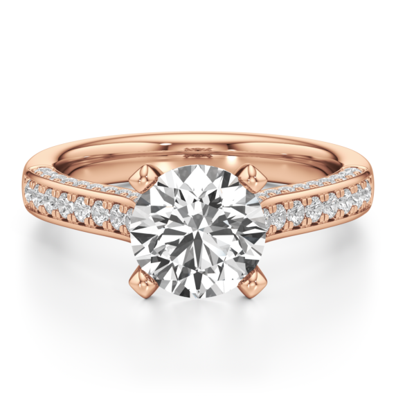 Capri Lab-Grown Diamond Ring - Main View - Vowmira lab-grown diamond jewelry