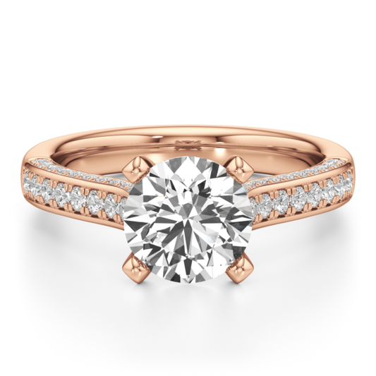 Capri Lab-Grown Diamond Ring - Main View - Vowmira lab-grown diamond jewelry