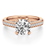 Capri Lab-Grown Diamond Ring - Detail View
