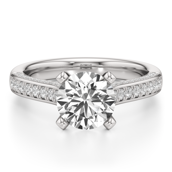 Capri Lab-Grown Diamond Ring - Main View - Vowmira lab-grown diamond jewelry