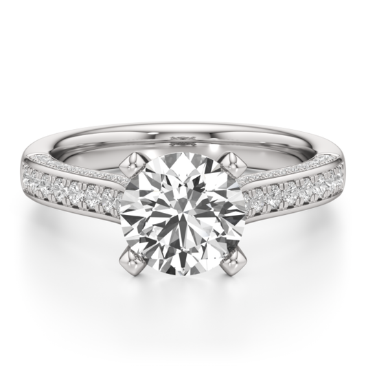 Capri Lab-Grown Diamond Ring - Main View - Vowmira lab-grown diamond jewelry