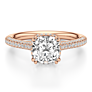 Palermo Cushion Cut Lab-Grown Diamond Ring - Side View