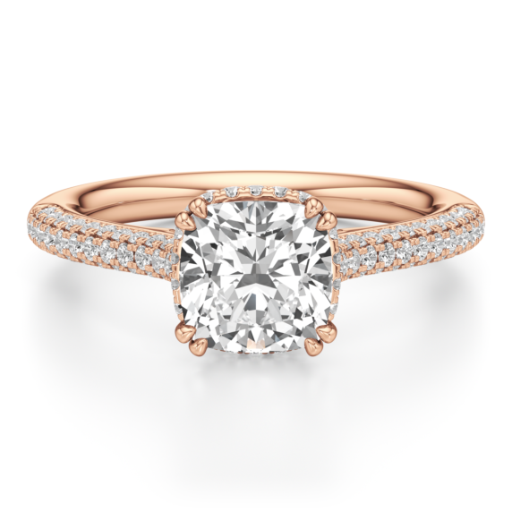 Palermo Cushion Cut Lab-Grown Diamond Ring - Main View