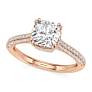 Palermo Cushion Cut Lab-Grown Diamond Ring - View 2