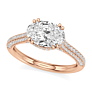 Palermo Oval Lab-Grown Diamond Ring - Side View