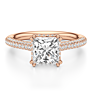 Palermo Princess Cut Lab-Grown Diamond Ring - View 2 - Vowmira lab-grown diamond jewelry