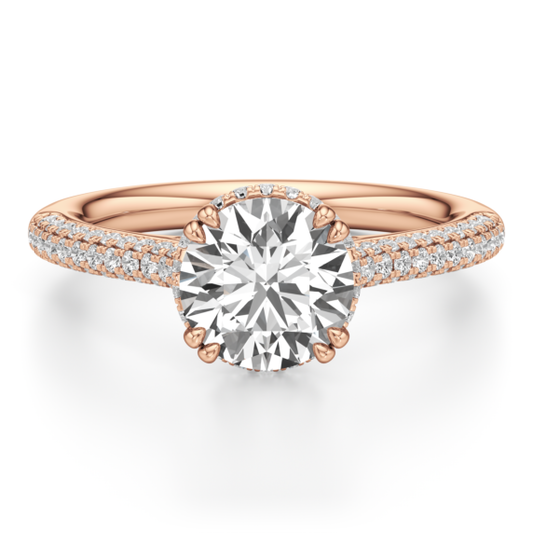 Palermo Lab-Grown Diamond Ring - Main View - Vowmira lab-grown diamond jewelry