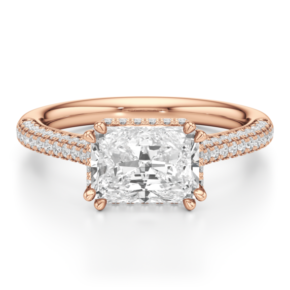 Palermo Lab-Grown Diamond Ring - Main View - Vowmira lab-grown diamond jewelry