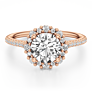 Santorini Lab-Grown Diamond Ring - Side View - Vowmira lab-grown diamond jewelry
