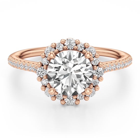 Santorini Lab-Grown Diamond Ring - Main View - Vowmira lab-grown diamond jewelry