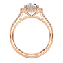 Santorini Lab-Grown Diamond Ring - Detail View - Vowmira lab-grown diamond jewelry