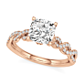 Positano Cushion Cut Lab-Grown Diamond Ring - View 2