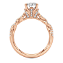 Positano Oval Lab-Grown Diamond Ring - Detail View - Vowmira lab-grown diamond jewelry