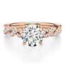 Positano Lab-Grown Diamond Ring - Side View - Vowmira lab-grown diamond jewelry