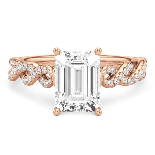 Positano Lab-Grown Diamond Ring - Main View - Vowmira lab-grown diamond jewelry