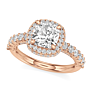 Amalfi Cushion Cut Lab-Grown Diamond Ring - View 2 - Vowmira lab-grown diamond jewelry