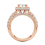 Amalfi Cushion Cut Lab-Grown Diamond Ring - Side View - Vowmira lab-grown diamond jewelry