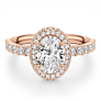 Amalfi Oval Lab-Grown Diamond Ring - Side View