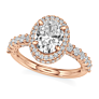 Amalfi Oval Lab-Grown Diamond Ring - View 2