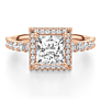 Amalfi Princess Cut Lab-Grown Diamond Ring - Detail View