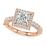 Amalfi Princess Cut Lab-Grown Diamond Ring - View 2