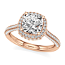 Avignon Cushion Cut Lab-Grown Diamond Ring - View 2